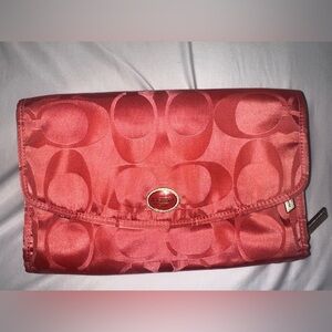 Coach pink travel bag